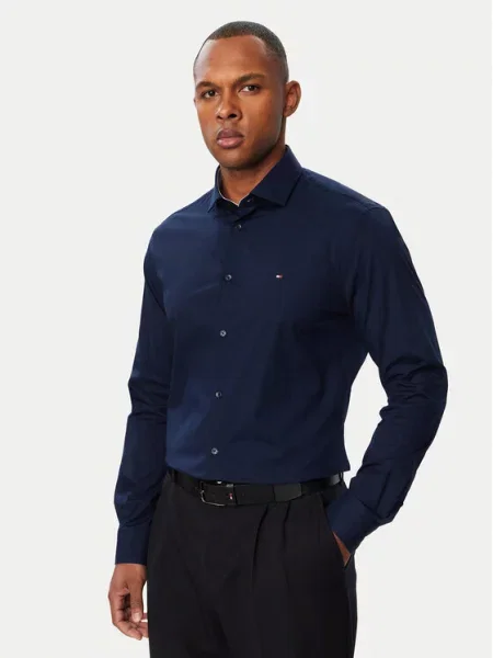 Tommy Hilfiger Cămașă Bleumarin