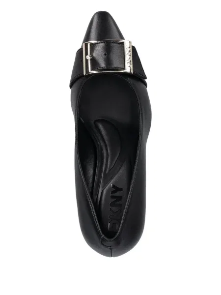 Pantofi cu toc Dkny cu cataramă negru