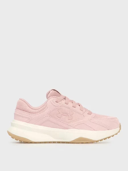Замшеві кросівки для спортзалу Under Armour рожеві