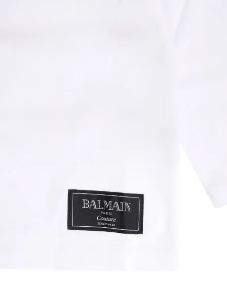 Koszulka dziecięca Balmain biała