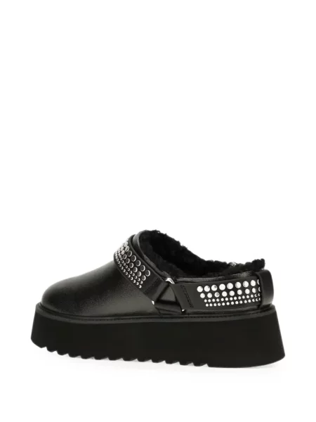 Cizme scurte Pinko din piele negru