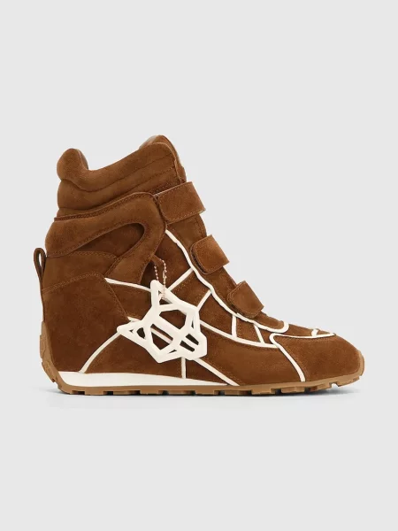 Naked Wolfe Element sneakers pentru femei din piele întoarsă maro