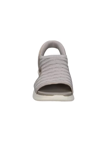 Sandále Skechers sivá