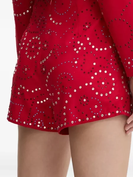 Kryształ górski szorty Never Fully Dressed czerwone