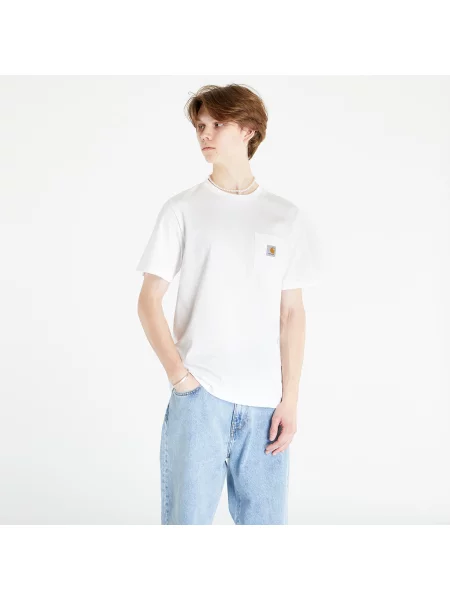 Μπλουζάκι Carhartt WIP Pocket Short Sleeve T-Shirt UNISEX White S λευκό