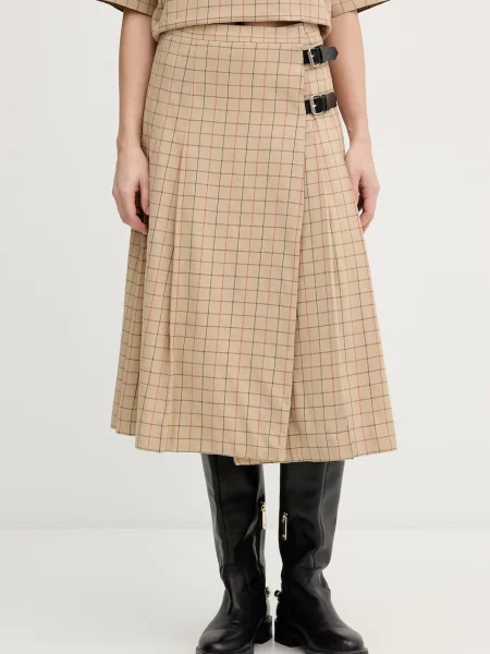 Barbour spódnica Hollington beżowa