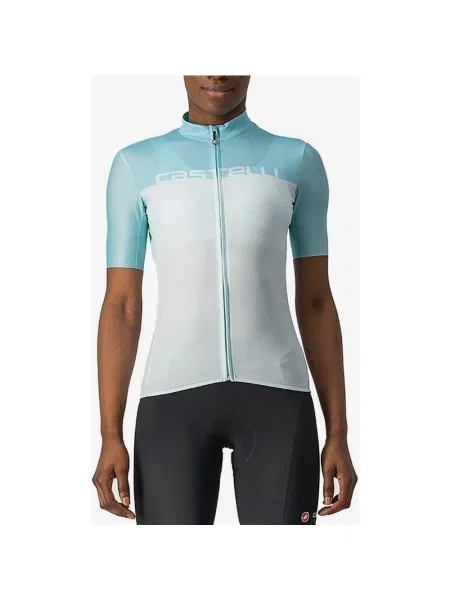Koszulka z krótkim rękawem Castelli Velocissima w kolorze jasnoniebieskim S niebieska