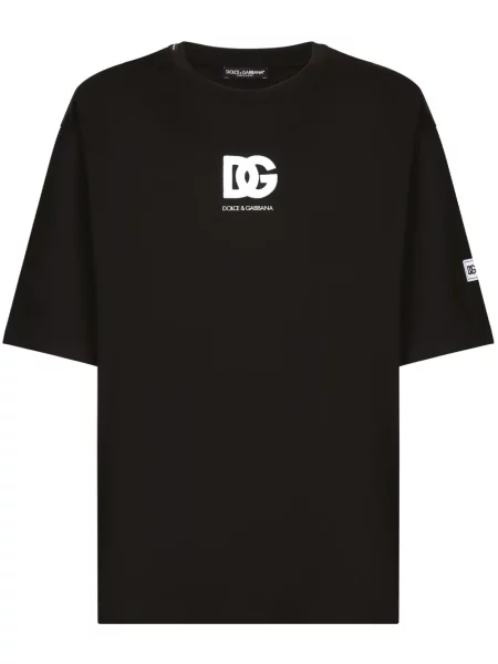 Tricou Dolce & Gabbana cu imagine negru