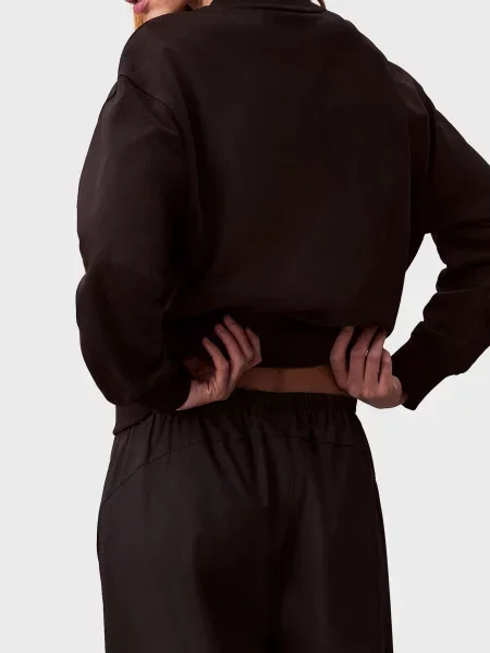 Махровий світшот Calvin Klein чорний