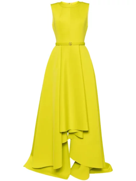 Rochie Saiid Kobeisy din neopren verde
