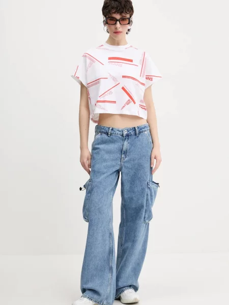 Karl Lagerfeld Jeans t-shirt biały
