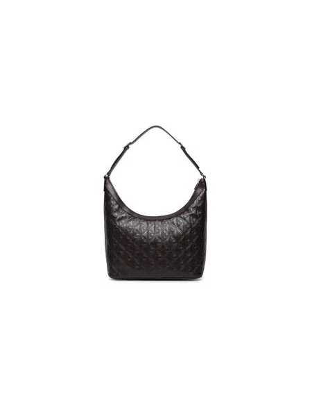 Calvin Klein mala torba hobo za žene od imitacije kože smeđa