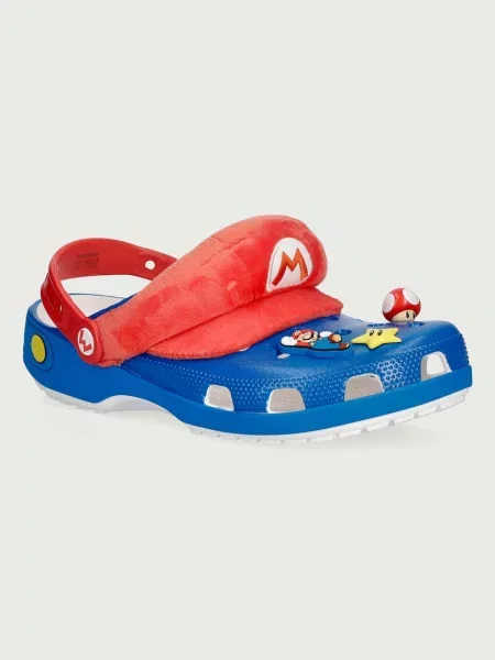 Crocs natikači Classic Mario Iam Clog modra