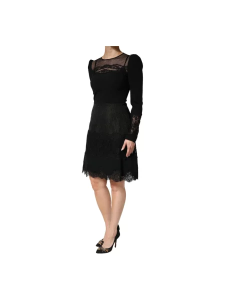 Sukienka midi Dolce And Gabbana czarna