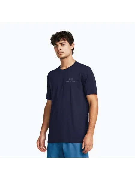 Tricou de antrenament pentru bărbați Under Armour Vanish Energy midnight navy/midnight navy albastru închis