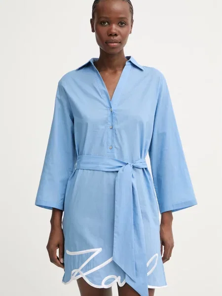 Karl Lagerfeld sukienka letnia niebieska