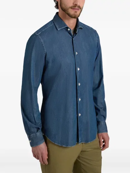 Cămașă din denim Slowear albastru