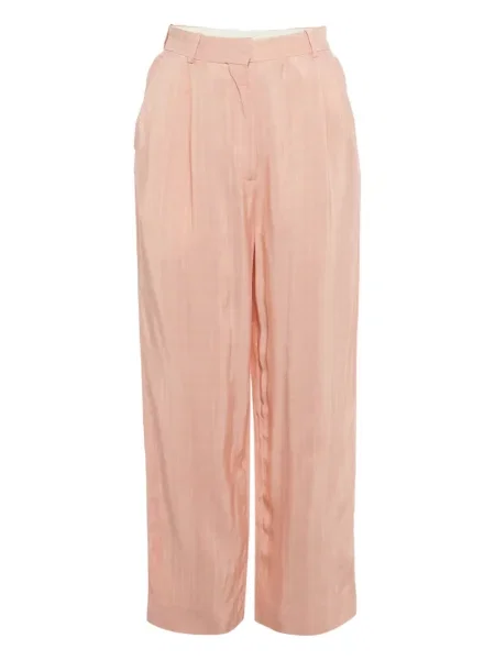 Pantaloni Sandro roz