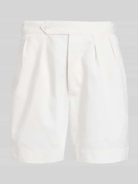 Bermudy o kroju relaxed fit z czystej bawełny Polo Ralph Lauren białe