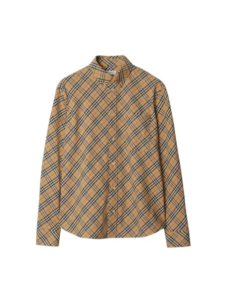 Koszula Burberry beżowa