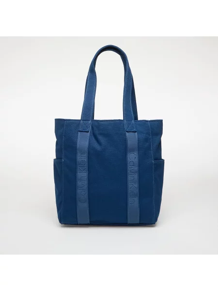 Чанта Calvin Klein Webbing Strap Canvas Blue Universal синьо