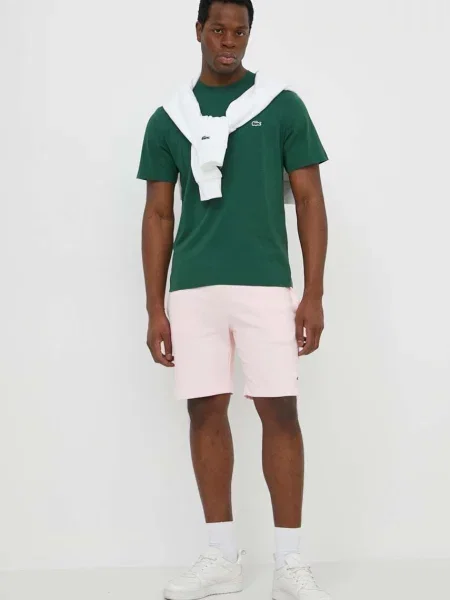 Lacoste basic tričko zelené