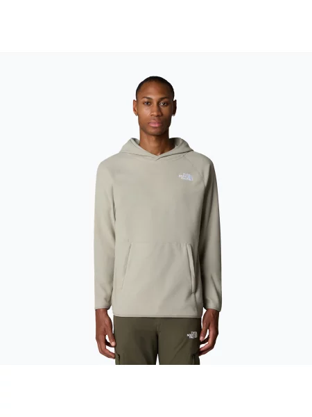 Mikina The North Face Glacier Hoodie clay grey šedá