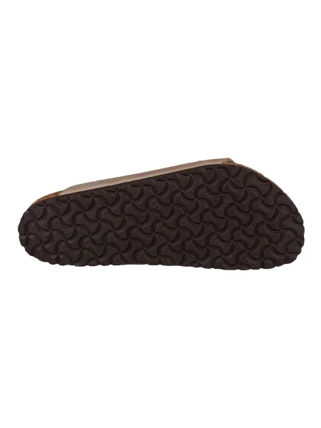 Šľapky Birkenstock z nubuku béžová