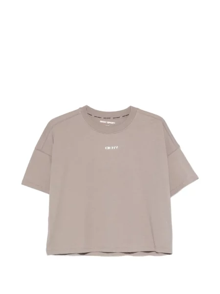 Tricou Dkny cu imagine verde