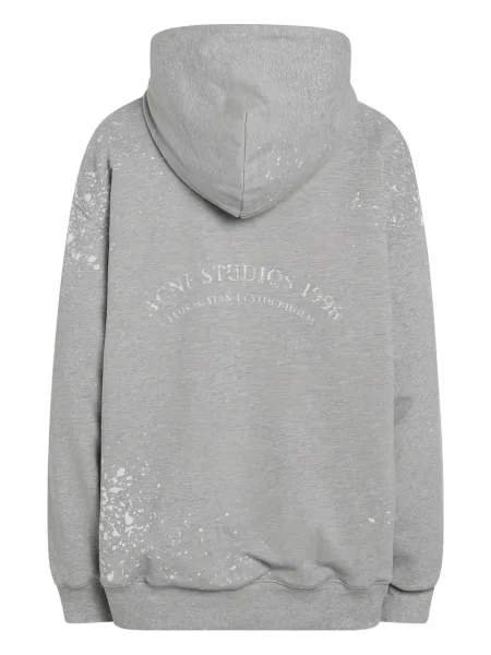Hanorac cu glugă Acne Studios gri