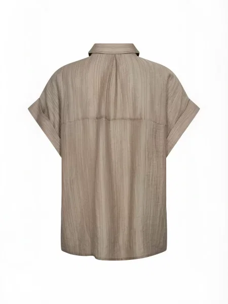 Co'couture Blúz Reggie sötét / taupe bézs