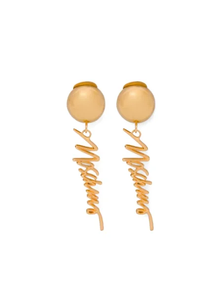 Cercei Moschino auriu