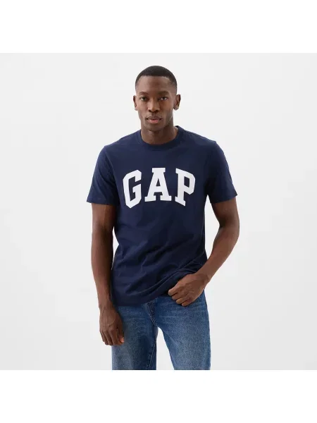 T-shirt GAP Basic Logo Tee Tapestry Navy S