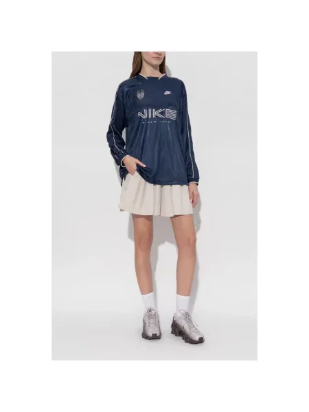 Nike T-Shirt W Nsw Ls Jersey niebieska