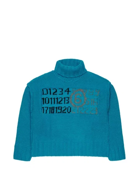 Sweter dziecięcy Mm6 Maison Margiela niebieski