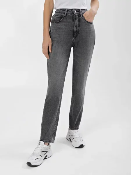 GUESS Джинси мом сірий
