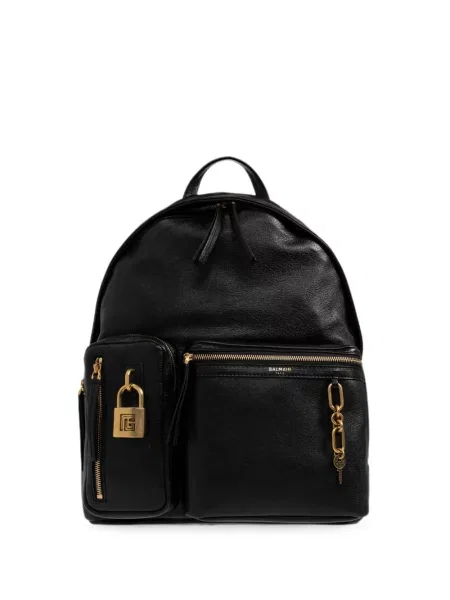 Rucsac Balmain din piele negru