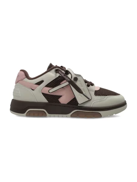 Sneakersy Off-white skórzane biznesowe białe