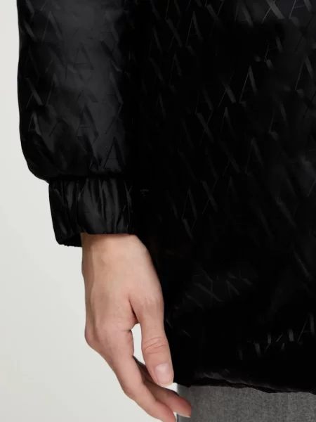 Двусторонняя демисезонная куртка Armani Exchange черная
