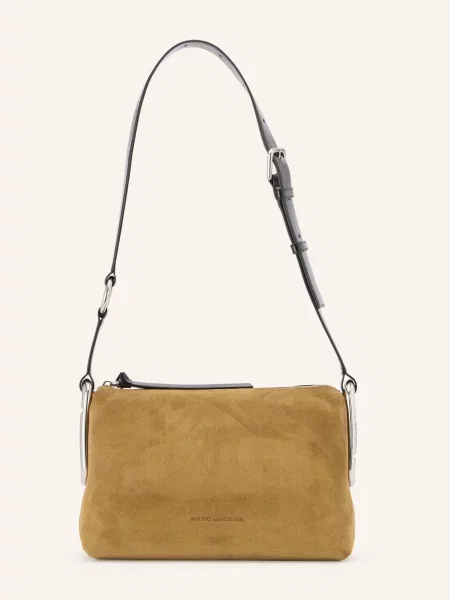 Torebka crossbody Marc Jacobs zamszowa zielona