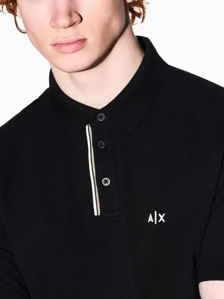 Поло Armani Exchange черное
