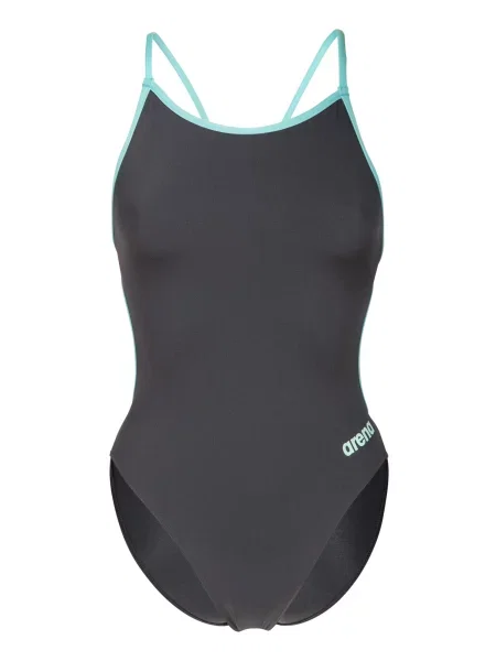 ARENA Costum de baie întreg LACE BACK SOLID' gri