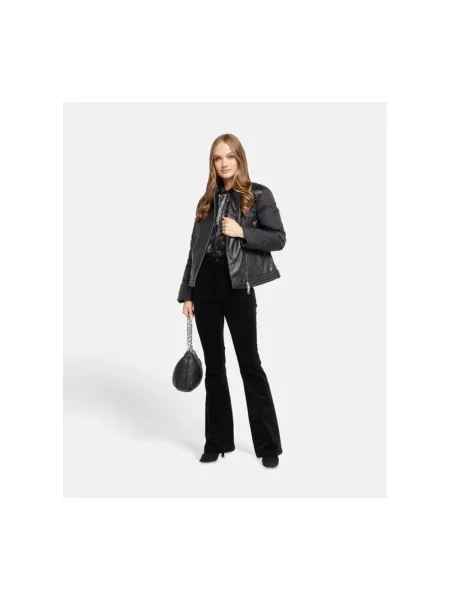 Kurtka skórzana Emporio Armani czarna