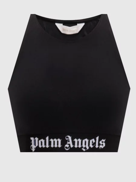 Топ з візерунком логотипа Palm Angels чорний