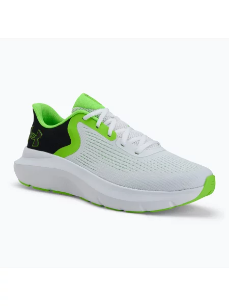 Běžecké boty Under Armour Charged Rogue 5 white/black/hyper green bílé