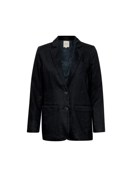 Lniana marynarka Part Two elegancka niebieska