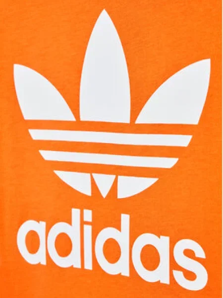 Adidas Majica Trefoil oranžna