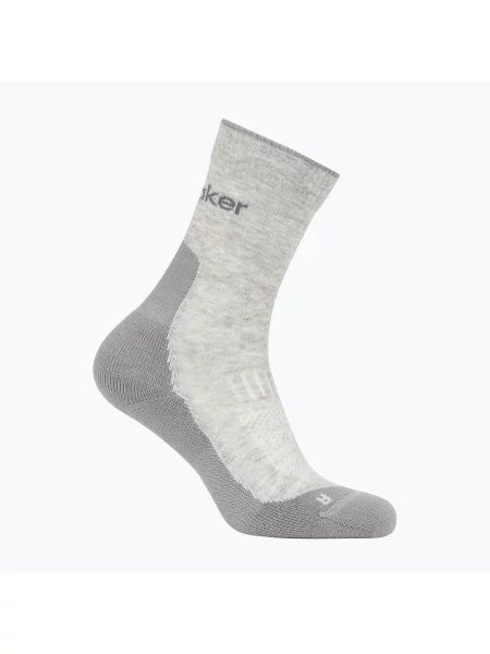 Șosete pentru bărbați icebreaker Merino Hike+ Light Crew blizzard heather/alloy