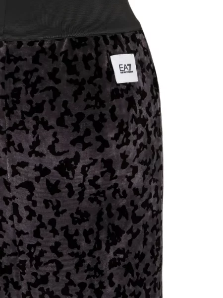 Fustă Ea7 Emporio Armani gri