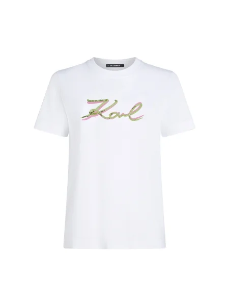 Flitteres pólóruha Karl Lagerfeld fehér